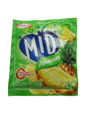 Refresco de Abacaxi 25g  AJINOMOTO MID