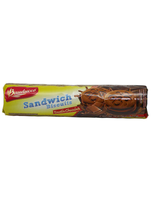 Sandwich Biscuits Double Chocolate 140g BAUDUCCO
