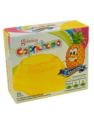 Gelatina de Abacaxi 50g CAPRICHOSA