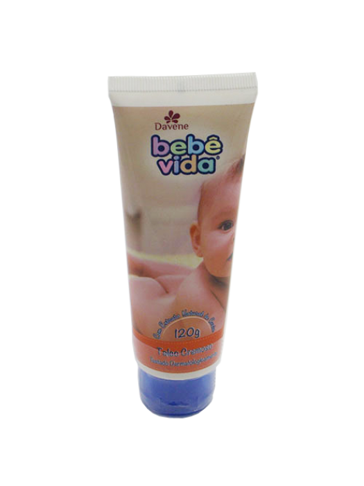Talco Cremoso 120g DAVENE BEBÊ VIDA 