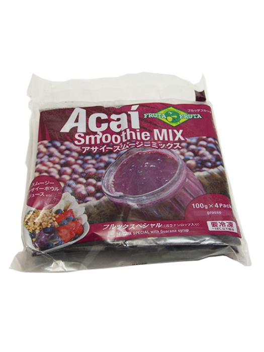 Polpa de Acai Mix c/ Guarana 400g FRUTA & FRUTA 
