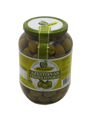 Azeitonas Verdes c/Caroço 850g MAÇARICO