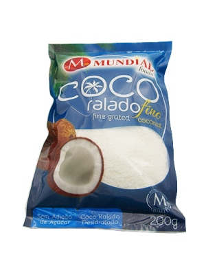 Coco ralado Fino  200g MUNDIAL FOODS