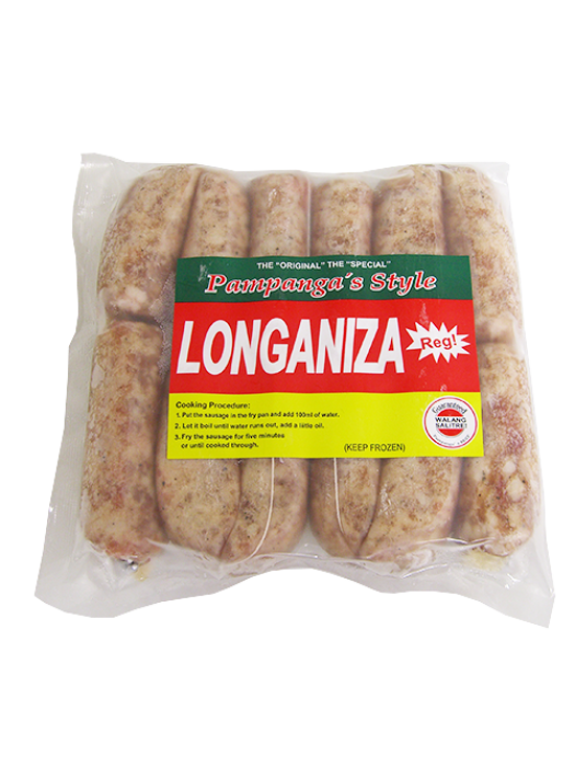 PAMPANGAS STYLE LONGANIZA REGULAR 500G