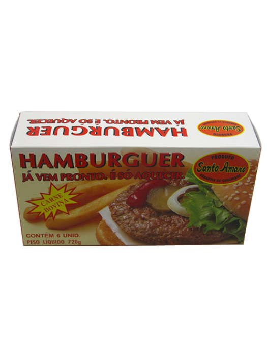 Hamburguer de Carne 720g  SANTO AMARO
