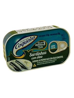 Sardinhas em Oleo  125g COQUEIRO