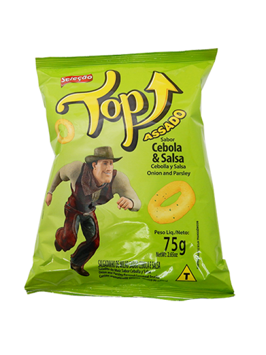 Salgadinho de Milho Cebola & Salsa 75g TOP