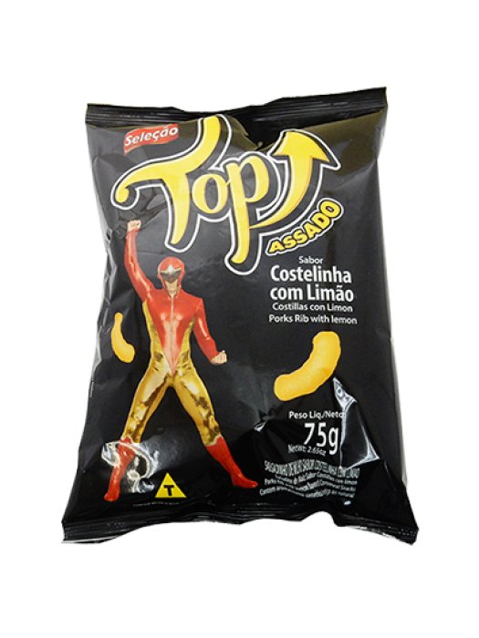 Salgadinho de Milho Costela c/Limao 75g TOP