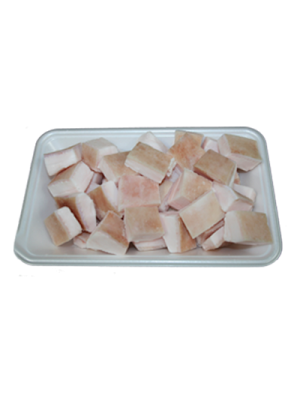 TOUCINHO C/ COURO CUBO 500g