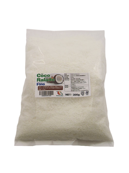 Coco Ralado Fino 200g WORLD LINKS 